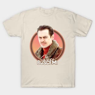 Steve Buscemi // Retro Style Fan Art Design T-Shirt